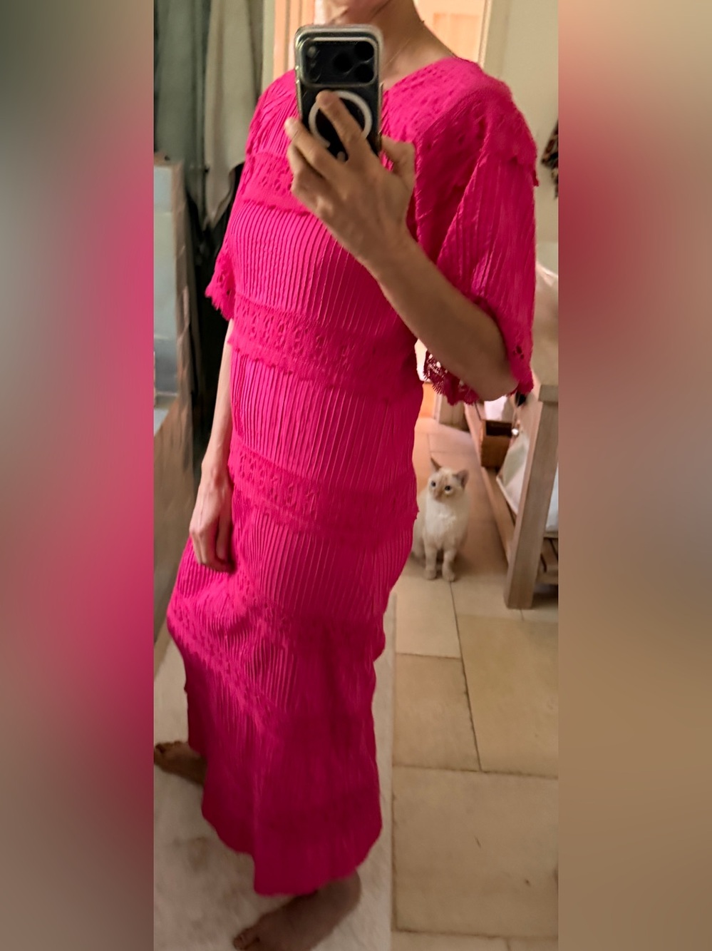 Vintage Mexican cotton dress - Rodelinda